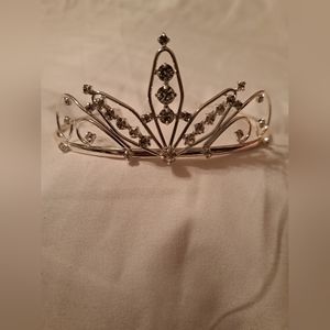 Tiaras - Lot of 9 - Silver with clear rhinestones  - NEW!